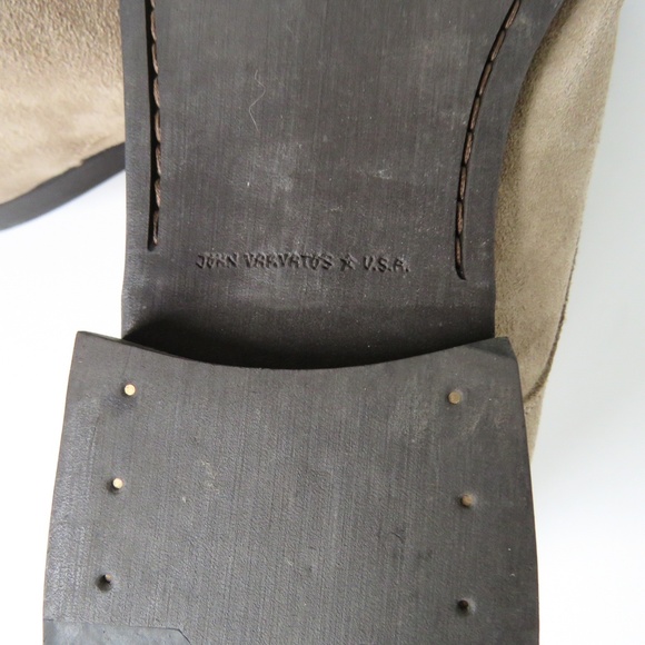John Varvatos Mens Suede Chukka Boots Tan 11.5 main image 4